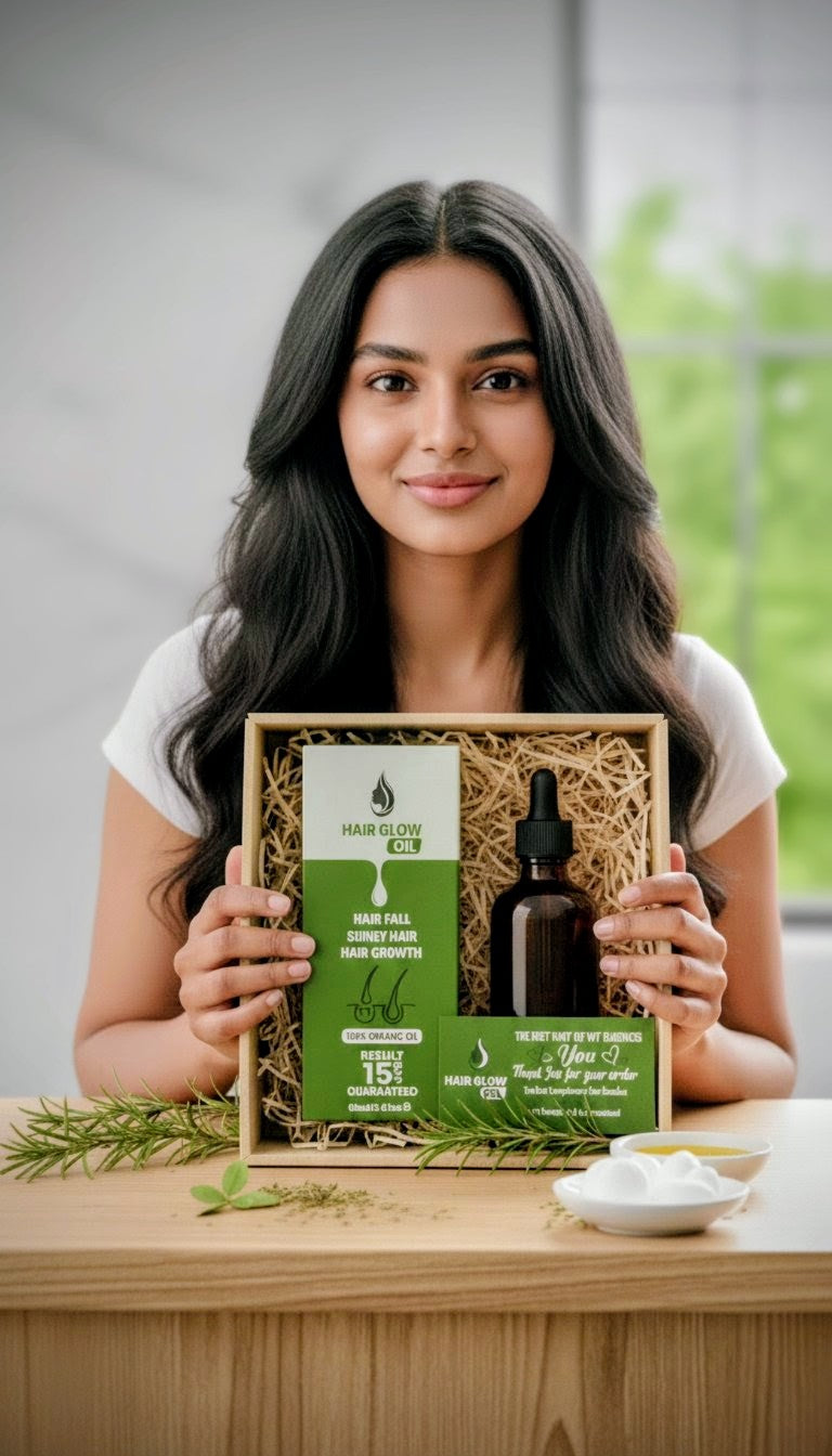 HAIR GLOW OIL 100% Organic Product