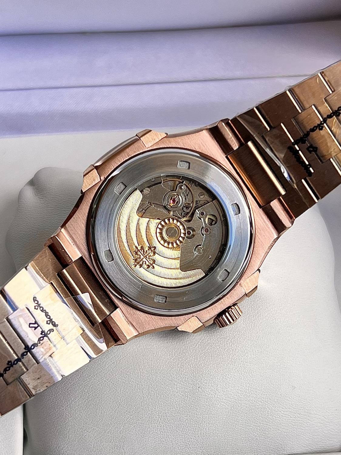 Patek Philippe Nautilus Rose Gold Brown