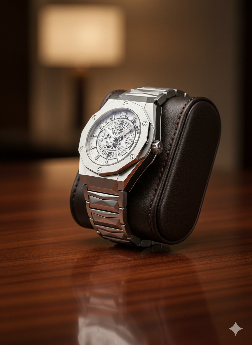 HUBLOT GENEVE Master Lock Chain Watch