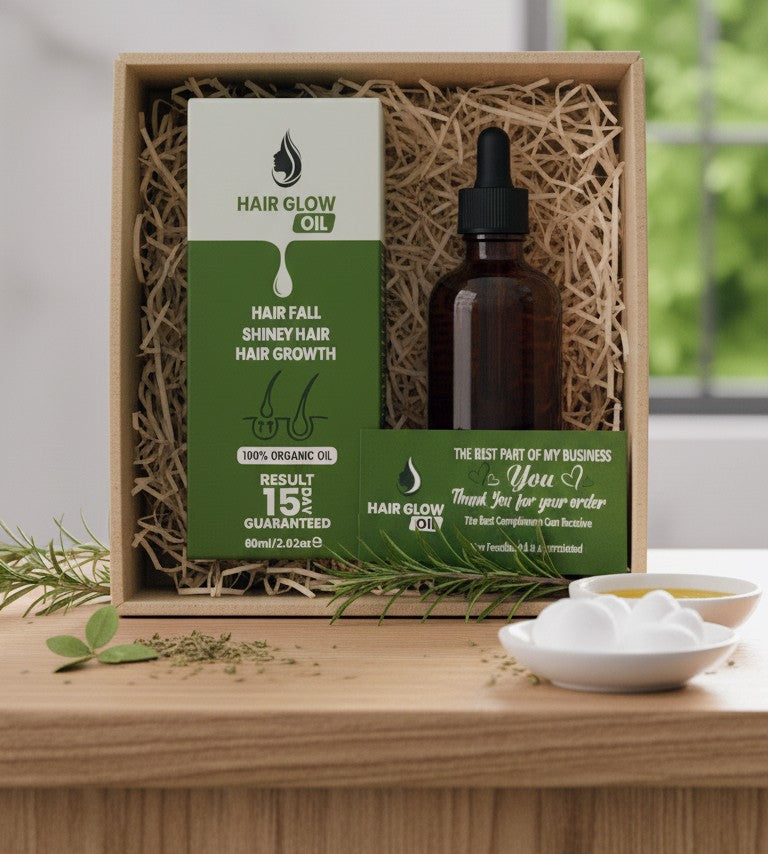 HAIR GLOW OIL 100% Organic Product