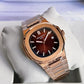 Patek Philippe Nautilus Rose Gold Brown