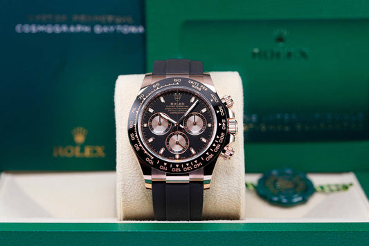 DAYTONA OYSTERFLEX ROSEGOLD BLACK PANDA
