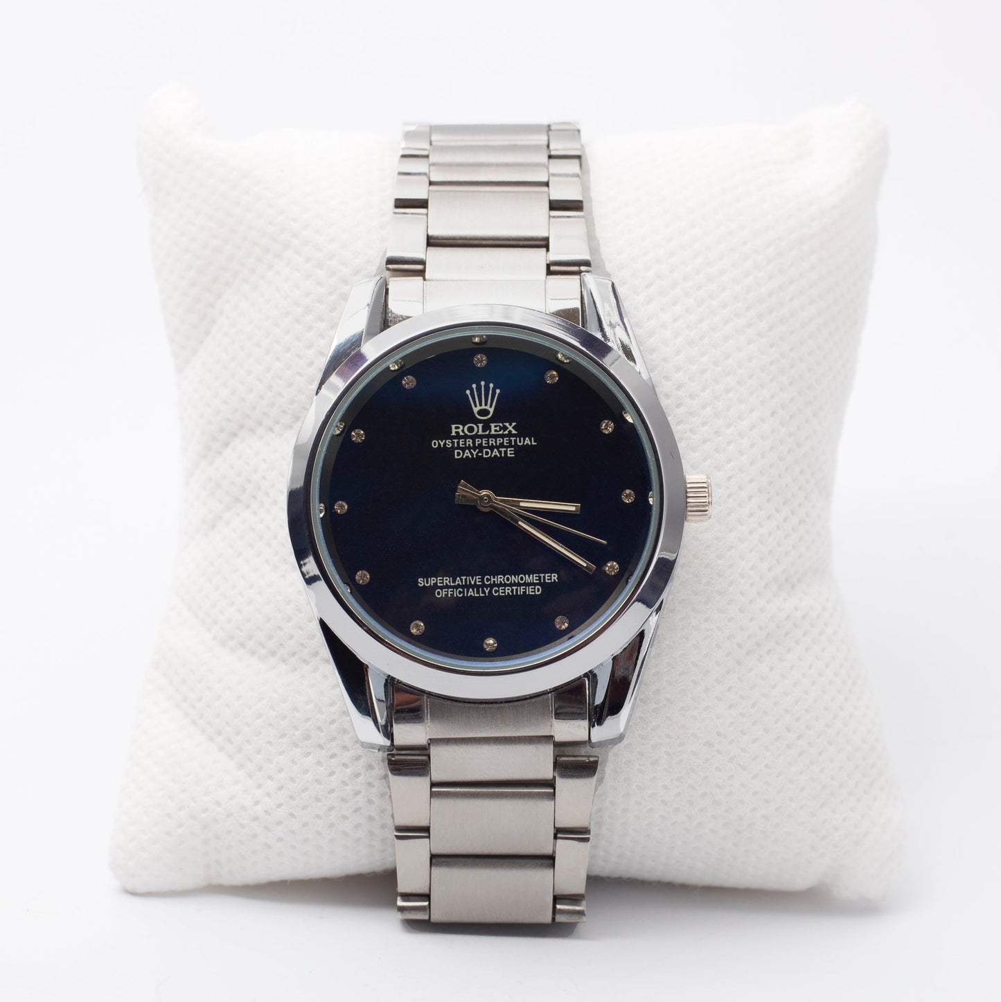 RLX - Elegant Dial with Premium Silver Chain