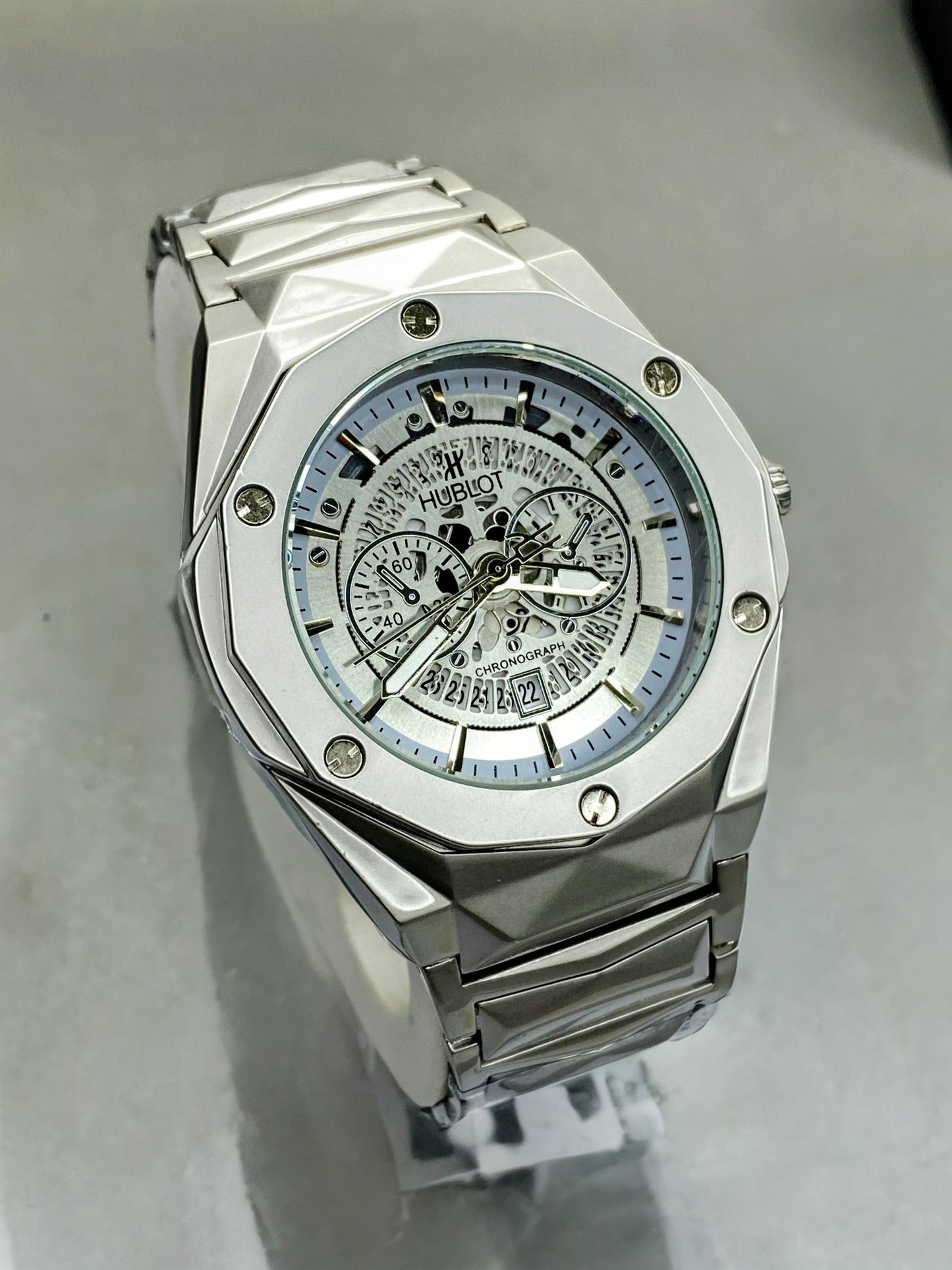 HUBLOT GENEVE Master Lock Chain Watch