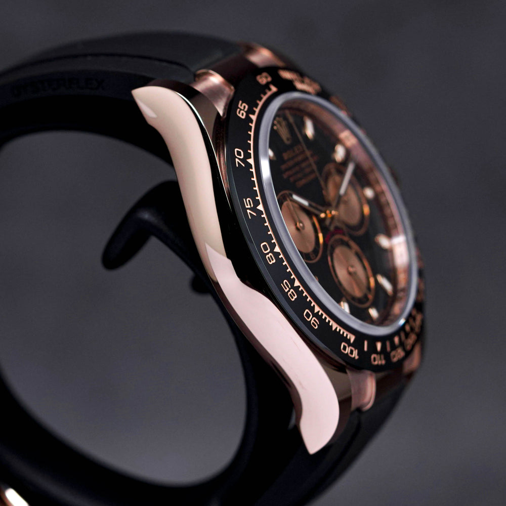 DAYTONA OYSTERFLEX ROSEGOLD BLACK PANDA