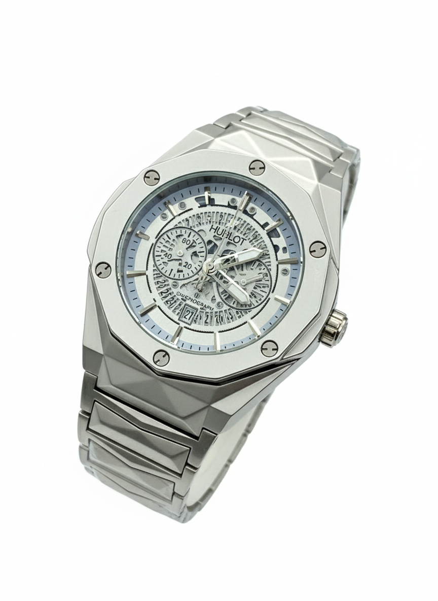 HUBLOT GENEVE Master Lock Chain Watch